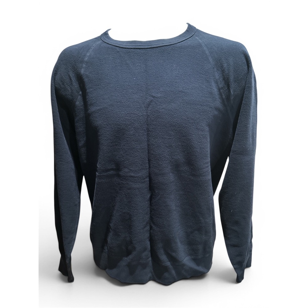 Save Khaki United SKU Supima Cotton Raglan Crewneck Sweatshirt Men's XL Navy USA